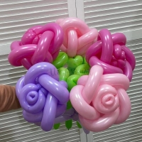 Букет из 5 шаров Розы