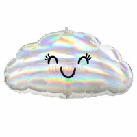 Шар Облако с глазами переливы, наполнен гелием