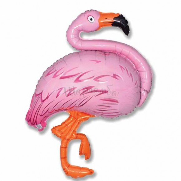 Шар Фламинго, наполнен гелием