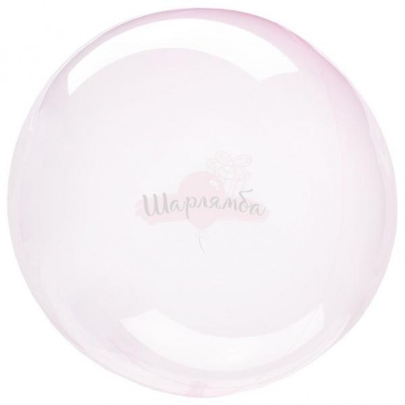 Шар BUBBLE 40см Кристалл Dark Pink