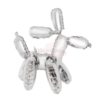 Шар фольгированный 16" «Собачка» серебро