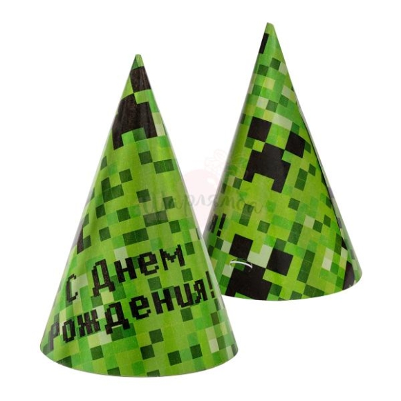 Колпаки, Пиксели, 6 шт