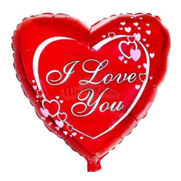 Шар 18" I love you