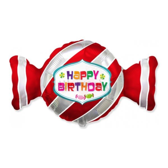 Шар фигура Конфетка красная HB