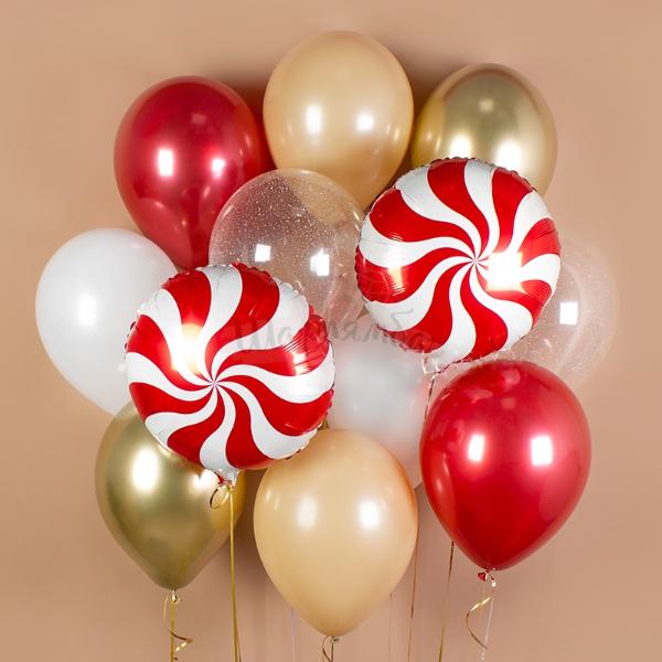 Фонтан из шаров "Конфетный"